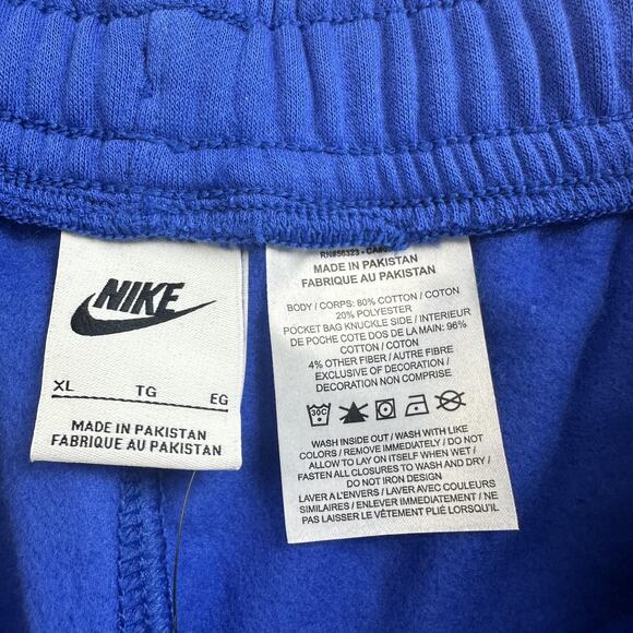 Duke Blue Devils Shorts Mens XL NCAA Basketball Nike Fleece Standard Fit Pockets - Picture 4 of 10